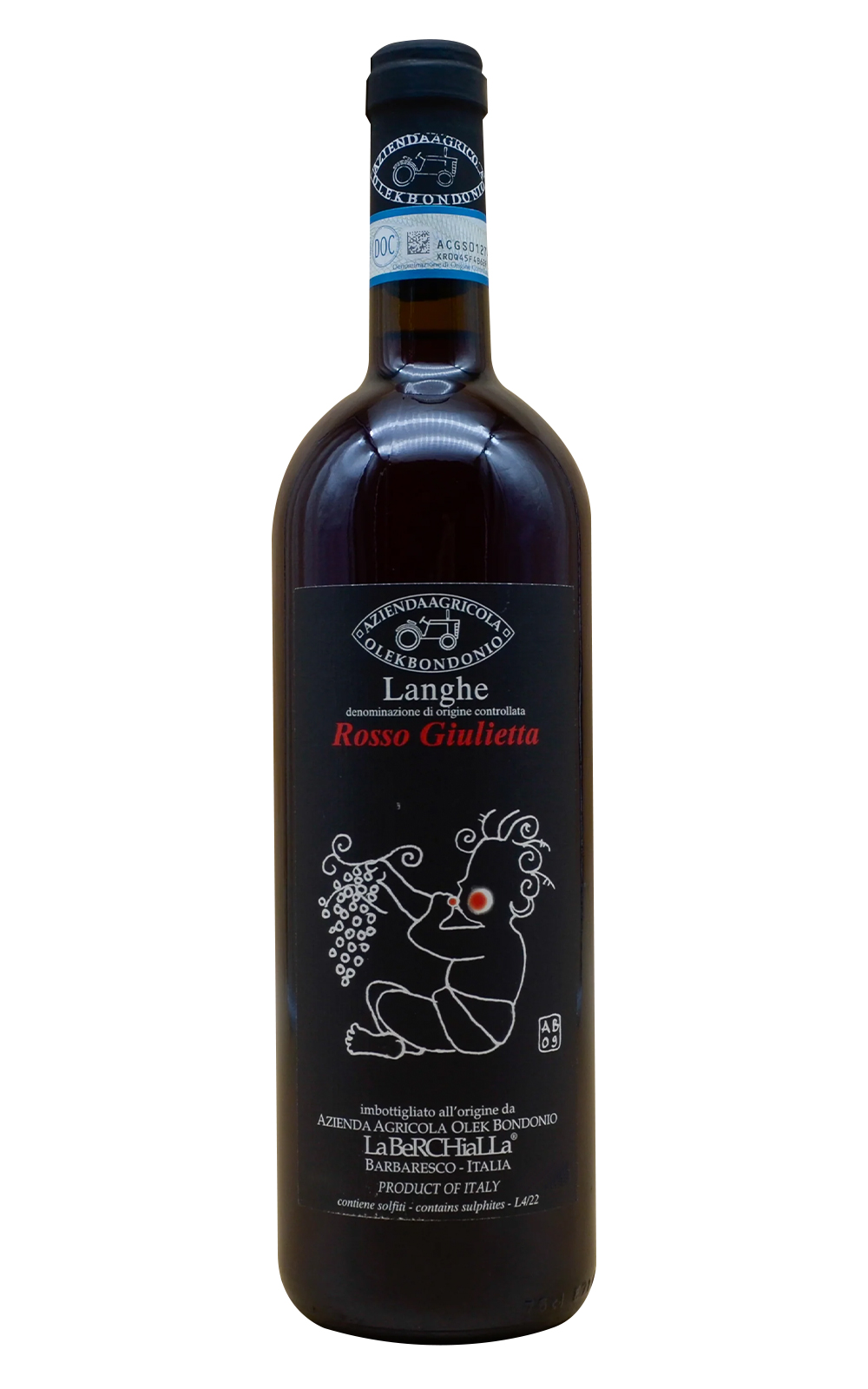 Бутылка Olek Bondonio Rosso Giulietta Langhe