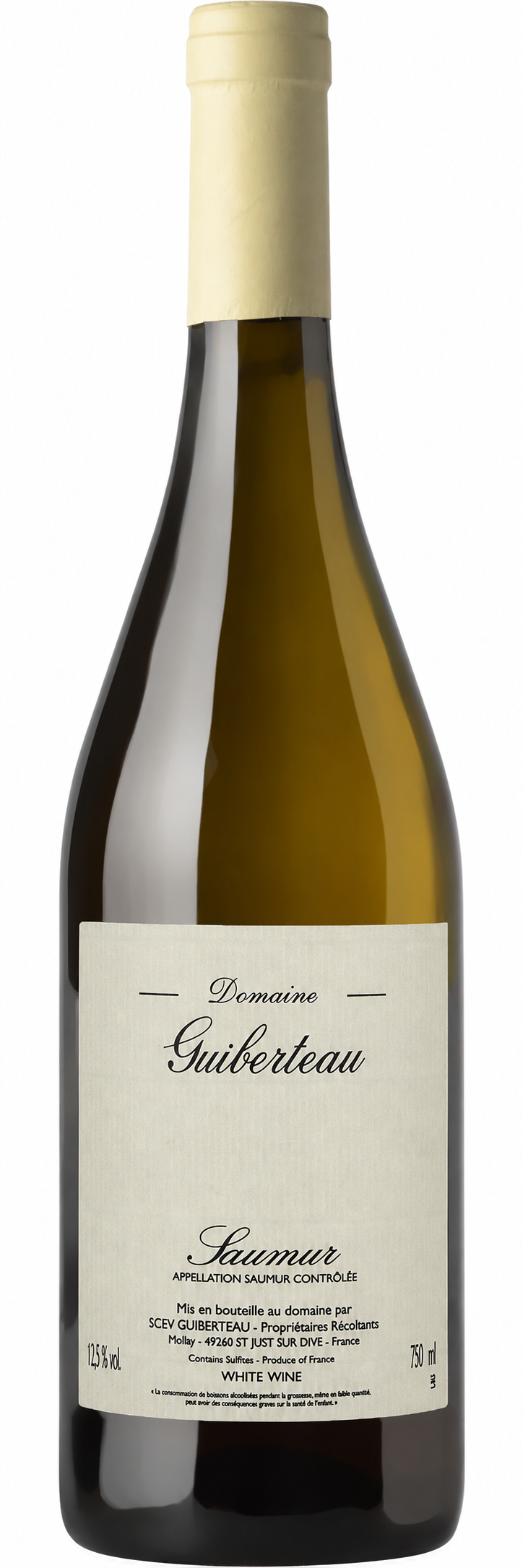 Бутылка Domaine Guiberteau Saumur Blanc 2024