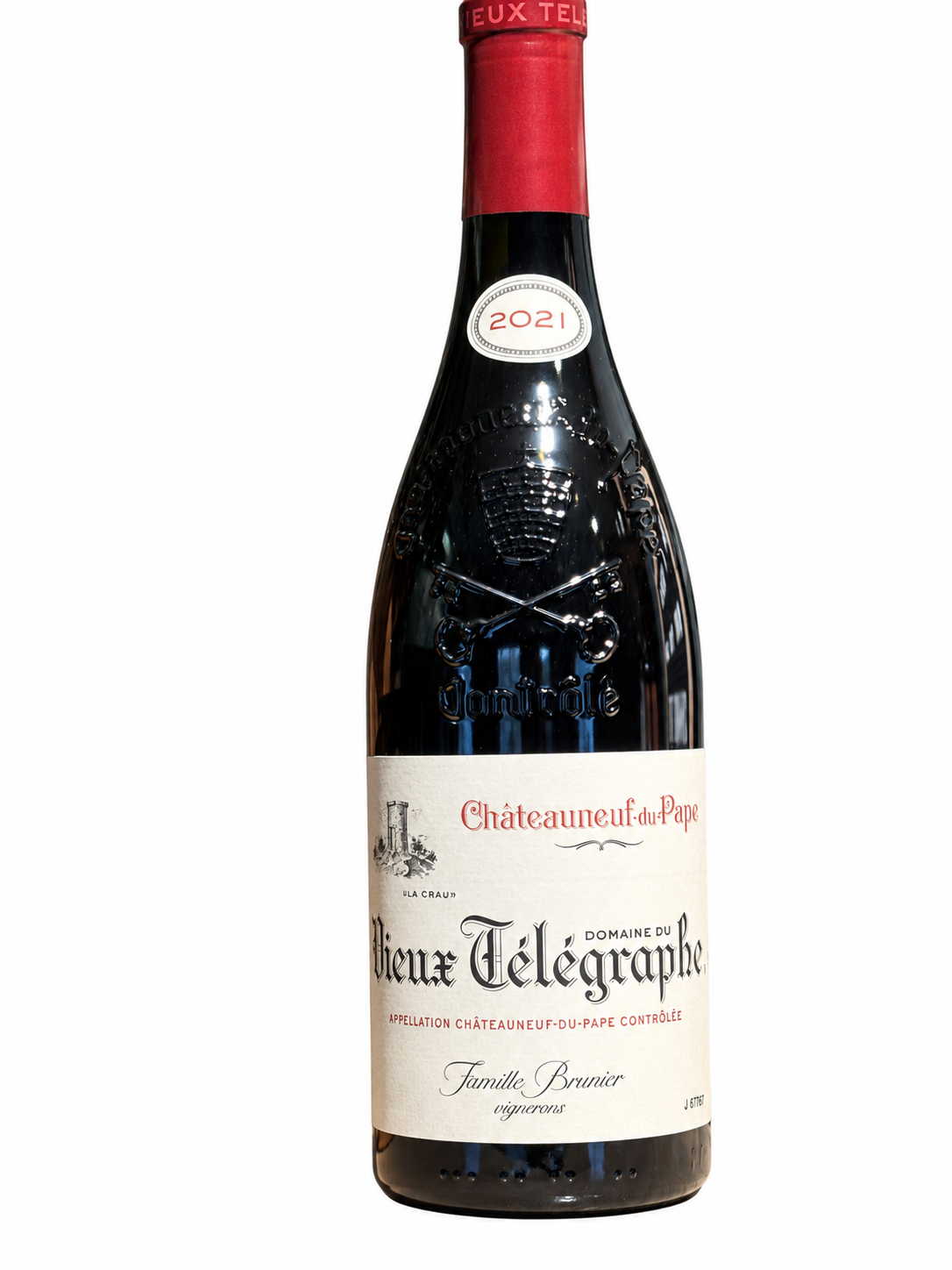 Бутылка Brunier Châteauneuf-du-Pape Vieux Télégraphe La Crau 2021